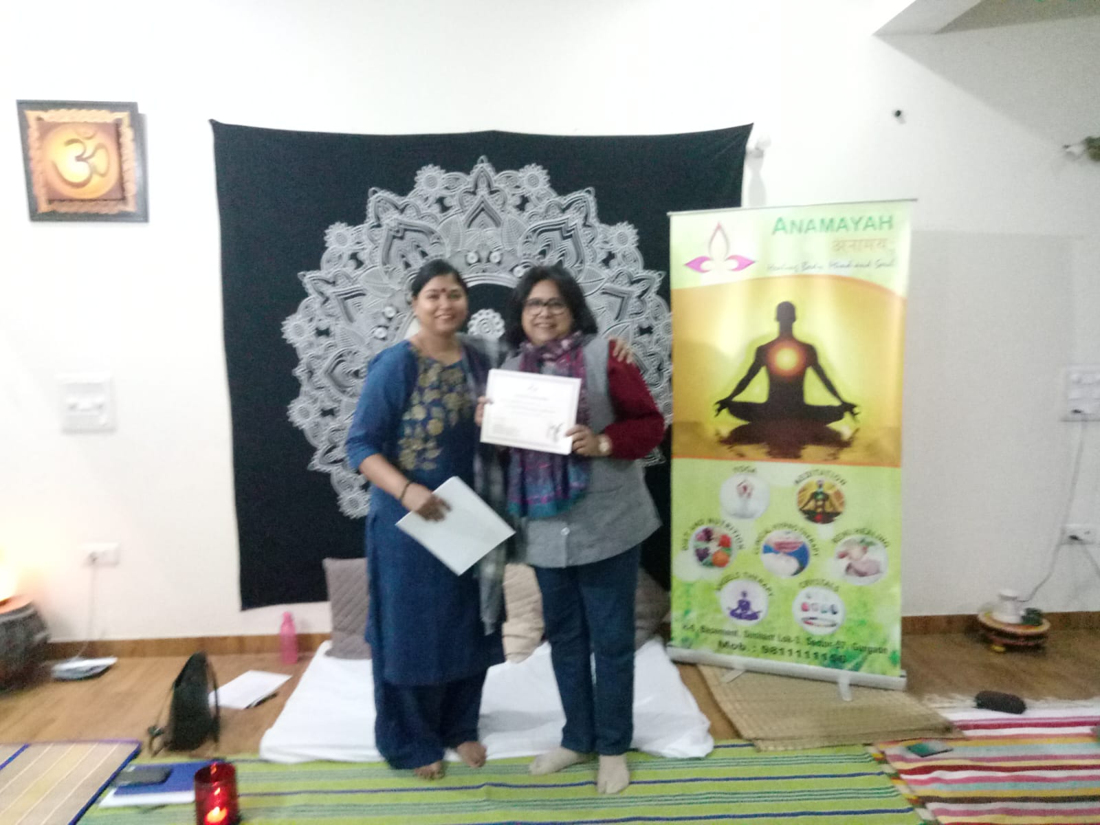 Certificate ceremony at Anamayah